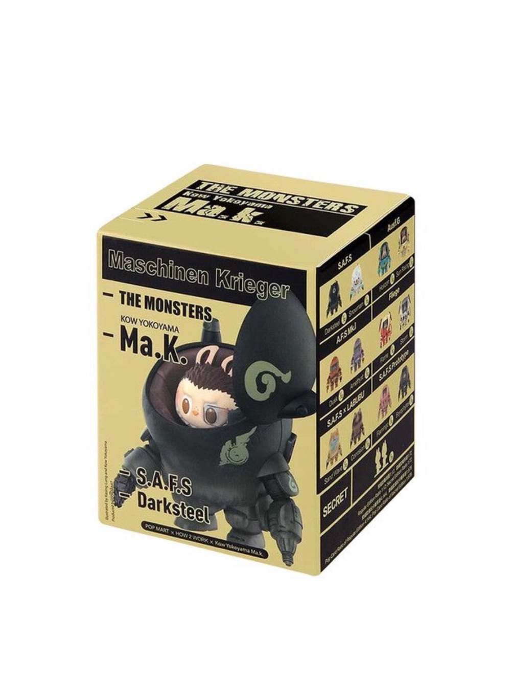 Maschinen Krieger Ma.K. S.A.F.S. Darksteel Collectible Figure – Black & Yellow